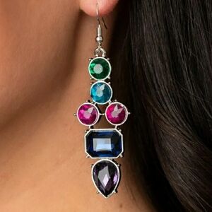 💥4/$10  Elegant Multicolor Drop Earrings